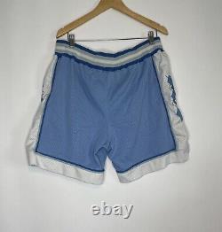 Vintage 90s Nike Team North Carolina Tar Heels UNC Blue Athletic Shorts USA Sz L