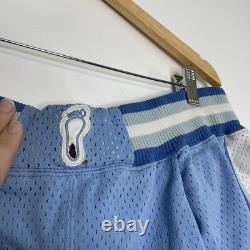 Vintage 90s Nike Team North Carolina Tar Heels UNC Blue Athletic Shorts USA Sz L
