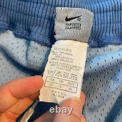 Vintage 90s Nike Team North Carolina Tar Heels UNC Blue Athletic Shorts USA Sz L