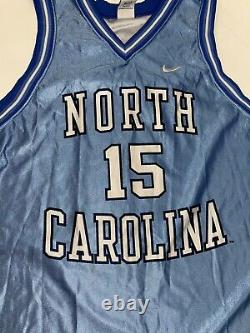 Vintage 90s Nike UNC Tar Heels Vince Carter Basketball Jersey And Shorts XXL