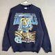 Vintage 90s North Carolina Tar Heels Sweatshirt Adult Large Blue Crewneck Mens