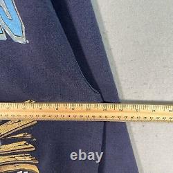 Vintage 90s North Carolina Tar Heels Sweatshirt Adult Large Blue Crewneck Mens