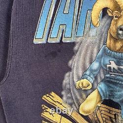 Vintage 90s North Carolina Tar Heels Sweatshirt Adult Large Blue Crewneck Mens