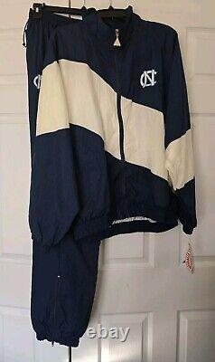 Vintage 90s North Carolina UNC Tar Heels Red Oak Track Suit Jacket Pants Men XL