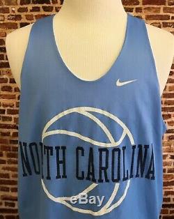 Vintage 90s UNC TAR HEELS Basketball Mens 2XL TEAM ISSUE Practice Jersey NIKE