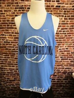 Vintage 90s UNC TAR HEELS Basketball Mens 2XL TEAM ISSUE Practice Jersey NIKE