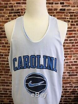 Vintage 90s UNC TAR HEELS Basketball Mens 2XL TEAM ISSUE Practice Jersey NIKE