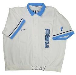 Vintage 90s UNC Tar Heels Nike Warm Up Shooting Jersey Shirt XXL NCAA Basketball