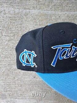 Vintage 90s UNC Tarheels Sports Specialties Wool Snapback Script Logo Rare CLEAN