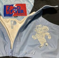 Vintage 90s University Of North Carolina Tarheels Pro Player Jacket UNC Coat
