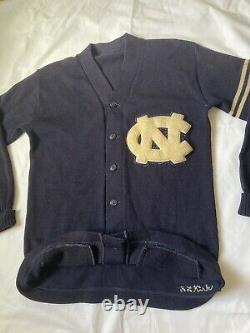 Vintage Cardigan Varsity 60s UNC North Carolina Tar Heels Jacket Japan USA