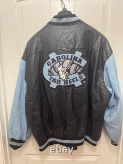 Vintage G-III North Carolina Tarheels XXL Leather Jacket