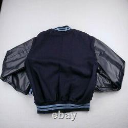 Vintage Hatchers UNC Tar Heel Navy Blue Mens XL Letterman Varsity Jacket Wool