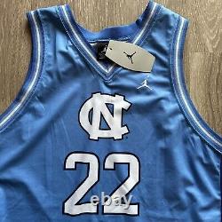 Vintage Jordan Brand North Carolina Tar Heels UNC Jersey NWT Size 2XL #22 USA