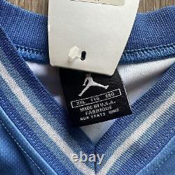 Vintage Jordan Brand North Carolina Tar Heels UNC Jersey NWT Size 2XL #22 USA