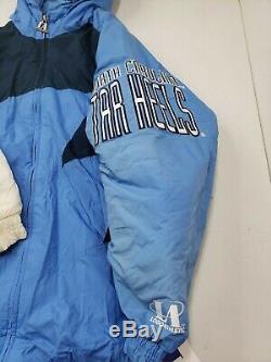 Vintage Logo Athletics North Carolina UNC Tar Heels Jacket Mens Size Large NEW