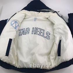 Vintage NCAA Pro Player UNC Carolina Tar Heels Reversible Hooded Jacket Adult L