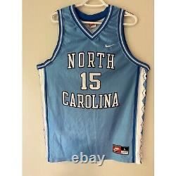 Vintage Nike Large North Carolina 15 Basketball Jersey UNC NCAA