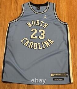 Vintage Nike Michael Jordan UNC North Carolina Tar Heels Authentic Jersey XL