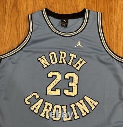 Vintage Nike Michael Jordan UNC North Carolina Tar Heels Authentic Jersey XL