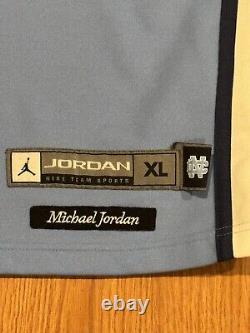 Vintage Nike Michael Jordan UNC North Carolina Tar Heels Authentic Jersey XL