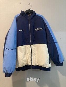 Vintage Nike North Carolina UNC Zip Front Jacket Men 2XL