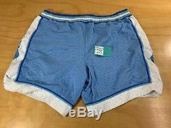 Vintage Nike North Carolina Unc Tar Heels Basketball Shorts Blue 38 XL Jordan