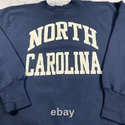 Vintage North Carolina Champion Reverse Weave UNC Tarheels 90s Crewneck Size 2XL