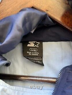 Vintage North Carolina Starter Pullover Jacket Size Large UNC