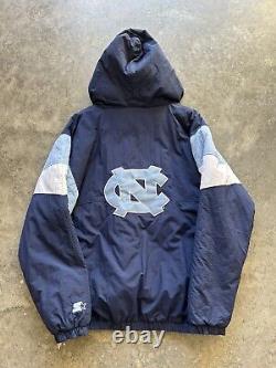 Vintage North Carolina Starter Pullover Jacket Size Large UNC