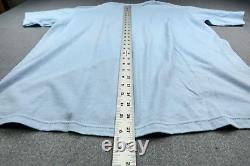 Vintage North Carolina Tar Heels Shirt Men Large Blue 80s Rameses UNC University