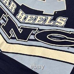 Vintage North Carolina Tar Hills Shirt Men XL Single Stitch UNC All Over Print