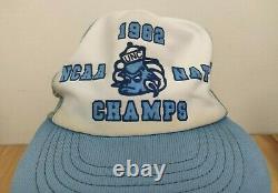 Vintage North Carolina Tarheels Snapback Hat Cap UNC NCAA 1982 Champions Jordan