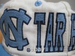 Vintage North Carolina Tarheels UNC Varsity Snapback Hat Spell Out