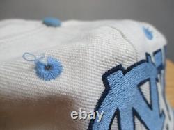 Vintage North Carolina Tarheels UNC Varsity Snapback Hat Spell Out