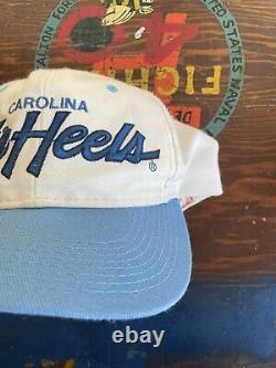 Vintage North Carolina UNC Tar Heels Sports Specialties Double Line Script Hat