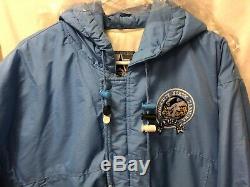 Vintage North Carolina UNC Tar Heels Starter Jacket Small Keeling Pierce Cole