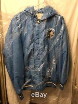 Vintage North Carolina UNC Tar Heels Starter Jacket Small Keeling Pierce Cole