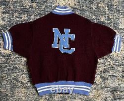 Vintage Powers UNC Tarheels North Carolina Basketball Jacket #7 Size 40