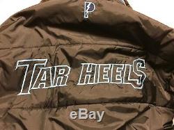 Vintage Pro Player UNC North Carolina Tar Heels Reversible Puffer Jacket Size XL
