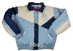 Vintage Pro Player UNC Tar Heels Puffer Jacket NCAA Medium Jordan