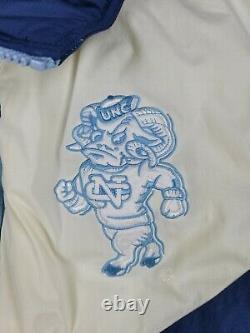 Vintage Pro Player UNC Tar Heels Puffer Jacket NCAA Medium Jordan