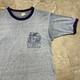 Vintage Rare 80s Mayo Spruce Unc Tar Heels Ringer T Shirt