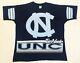 Vintage Salem Ncaa Unc Tar Heels All Over Print T-shirt Navy Blue Xl Tee Usa
