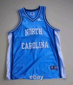 Vintage Starter NCAA UNC North Carolina Tar Heels Basketball Jersey 2XL 54