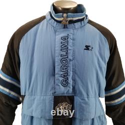 Vintage Starter North Carolina Tar Heels Jacket Extra Large UNC Team Puffer 90s