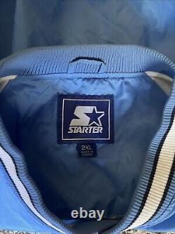 Vintage Starter North Carolina Tarheels Pullover VNeck Jacket Mens XXL