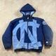 Vintage Starter Unc Tar Heels Hooded Jacket Men's Large 90s Big Logo Pullover