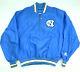 Vintage Starter Unc Tarheels Nylon Varsity Bomber Jacket Mens Size Large Ncaa