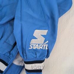 Vintage Starter Unc North Carolina Pullover Windbreaker Jacket Size Medium. A46